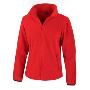 Result Core Womens/Ladies Norse Fashion Outdoor Fleece Jacket / Flame Red
